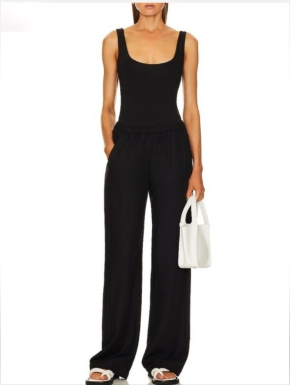 Enza Costa Black Twill Everywhere Pant Size 1/S